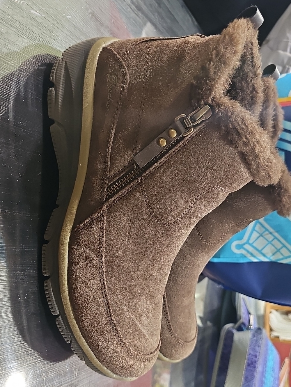Skechers Women's Relaxed Fit: Easy Going - Cool Zip Boots